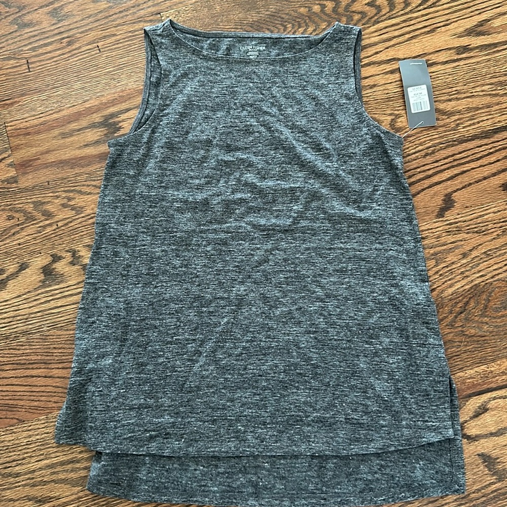 Eileen Fisher gray tank top